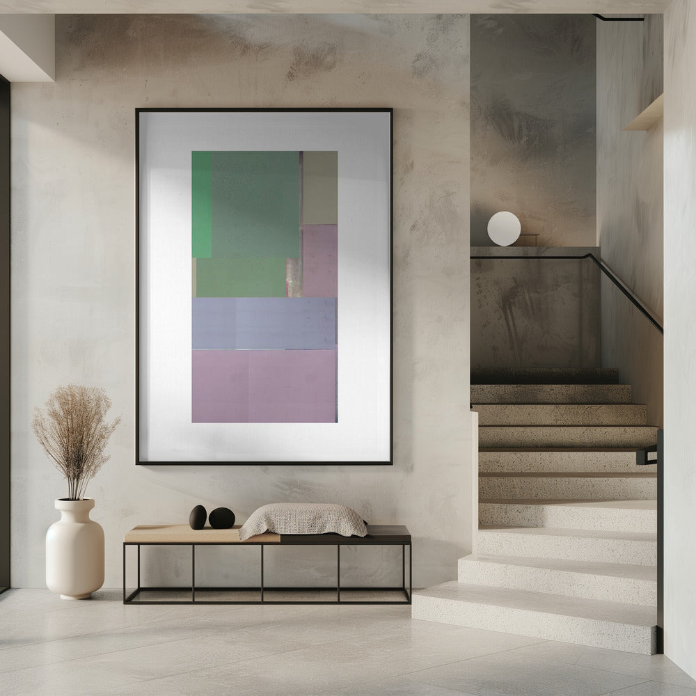 Abstracte textuurcompositie 3 | Poster