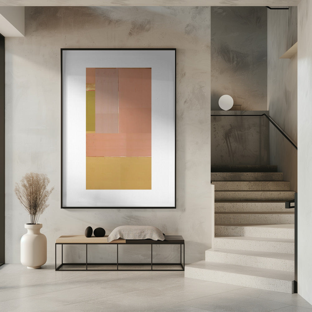 Abstracte textuurcompositie 4 | Poster