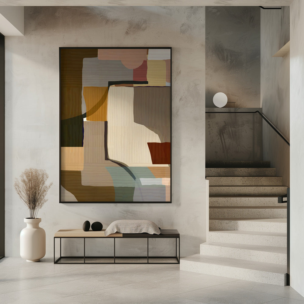 Leren Liefde Abstract 1 | Poster