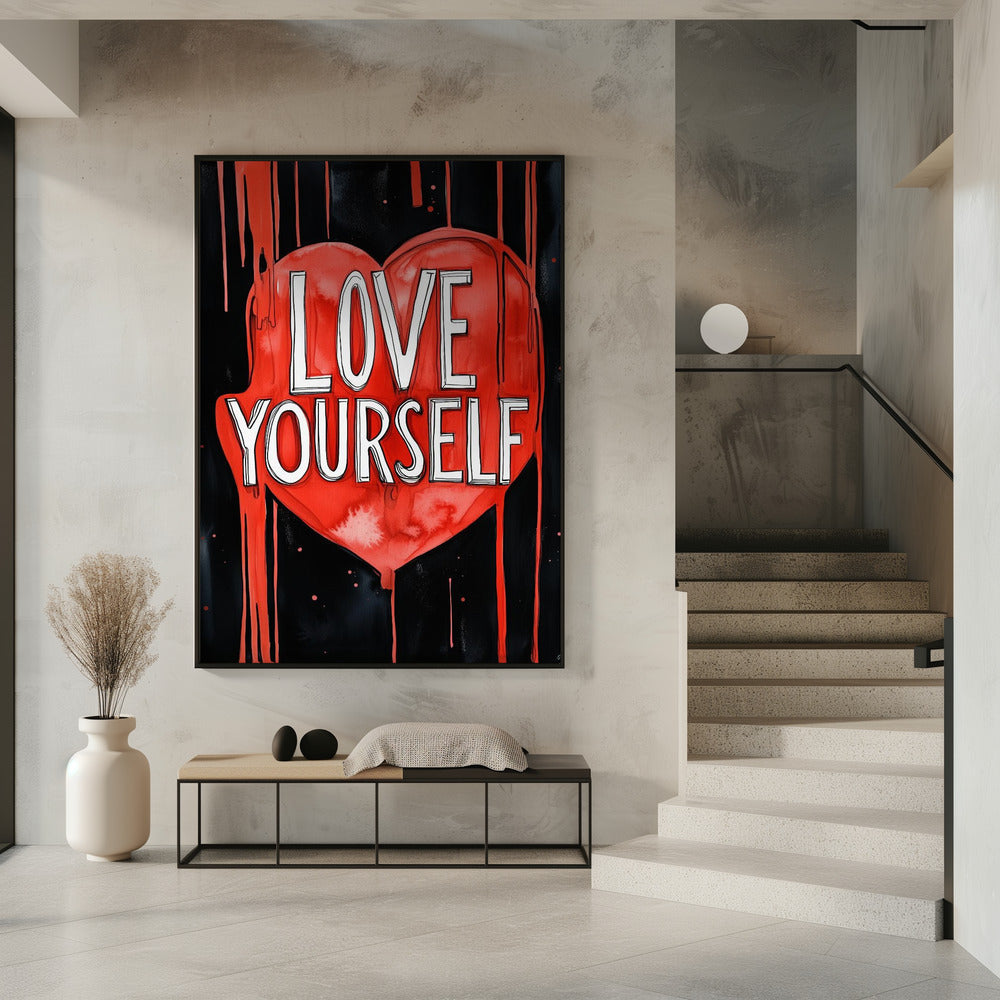 Houd van jezelf poster | Poster