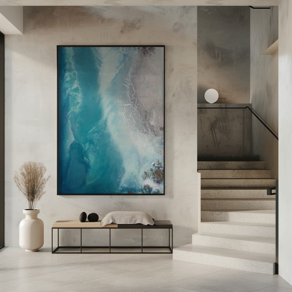 Kalmerende zee - Oceaandrift 1 | Poster