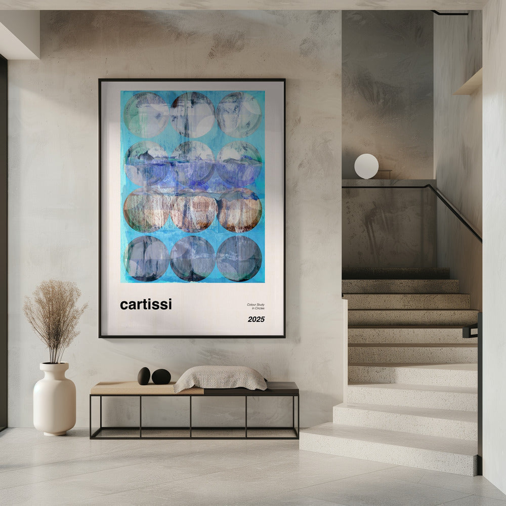 Colour Study In Circles | Poster