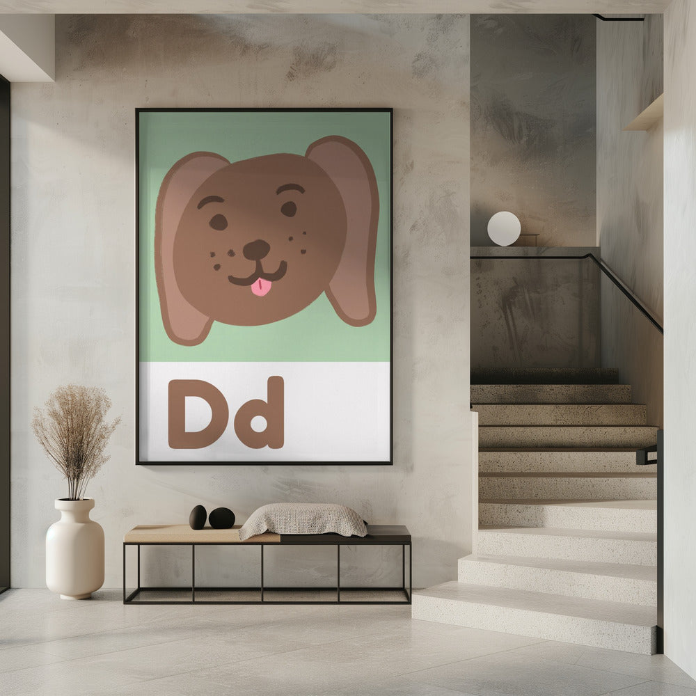 Puppy Alfabet Plezier | Poster