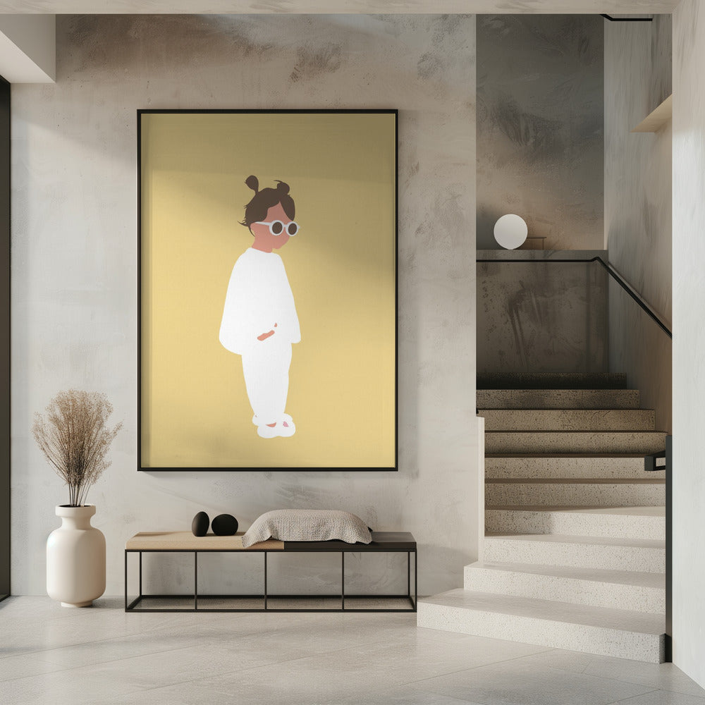 Lola - Summer Girl Silhouette | Poster