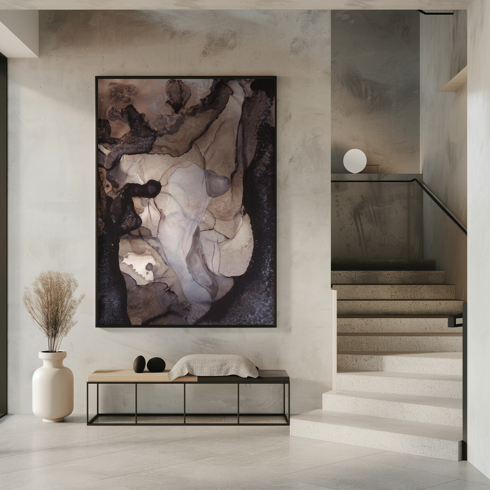 Organic Shapes in Earthy Tones | Poster