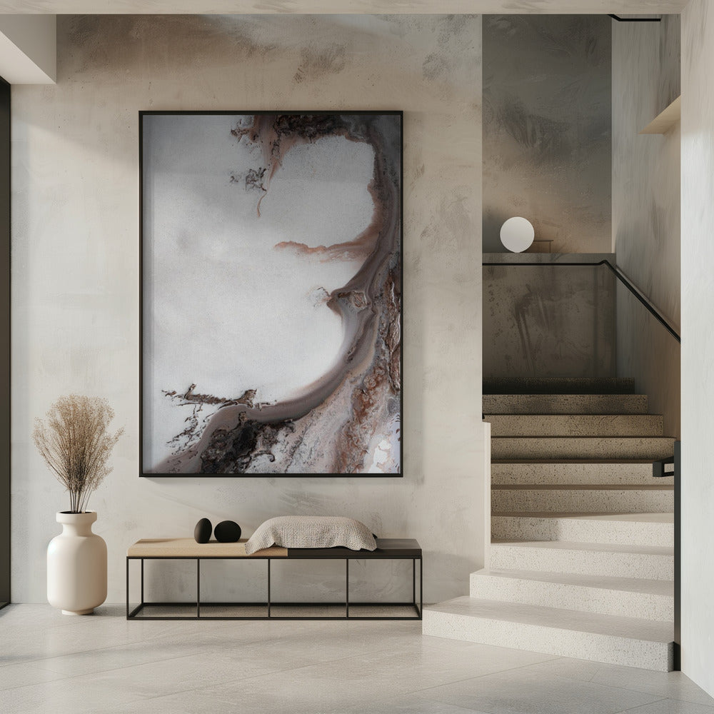 MINIMAL Art - Aardse Stromingen 1 | Poster