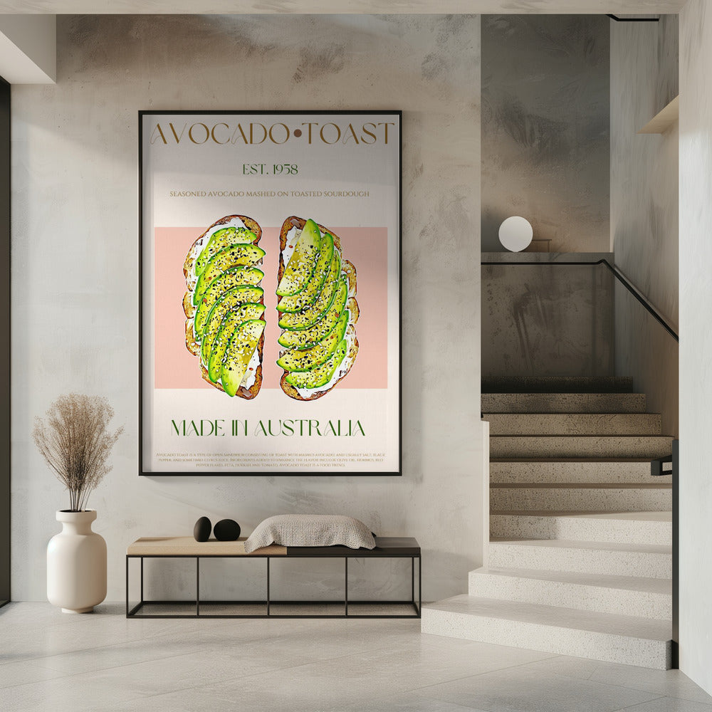 Toast with Avocado | Poster