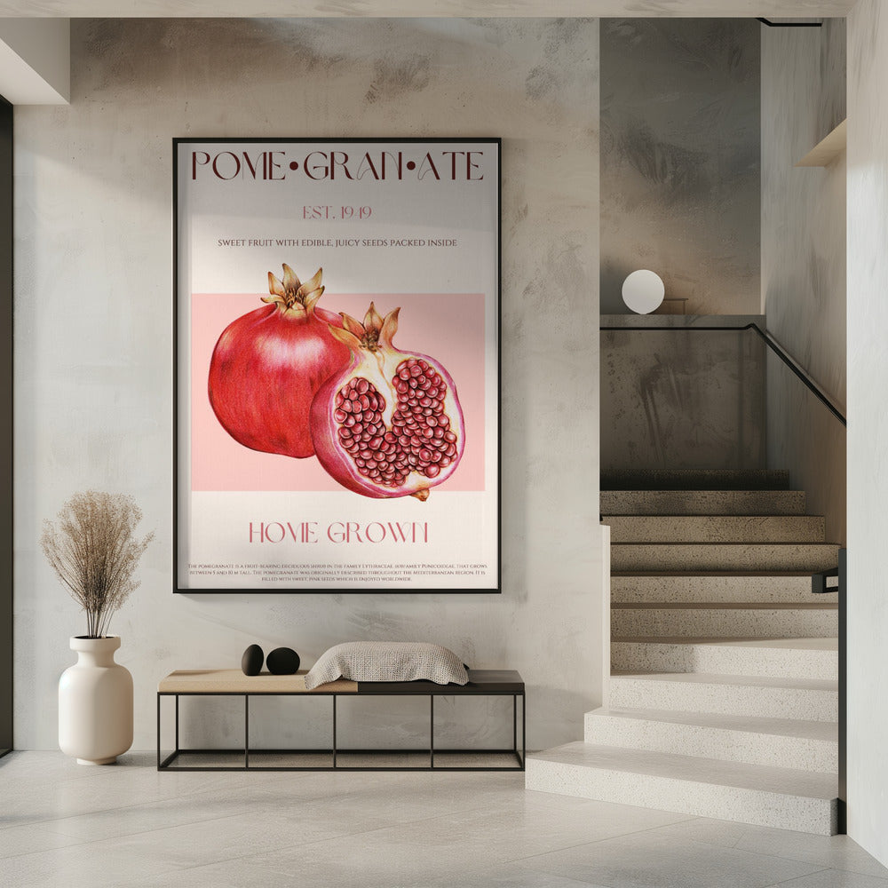 Sappige granaatappel | Poster