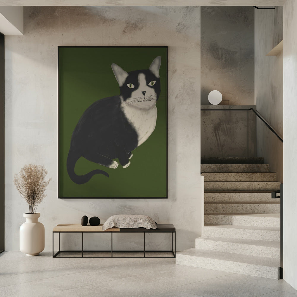 Meneer Tuxedo Cat | Poster