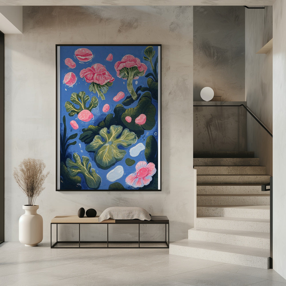 Drijvende bloesems | Poster