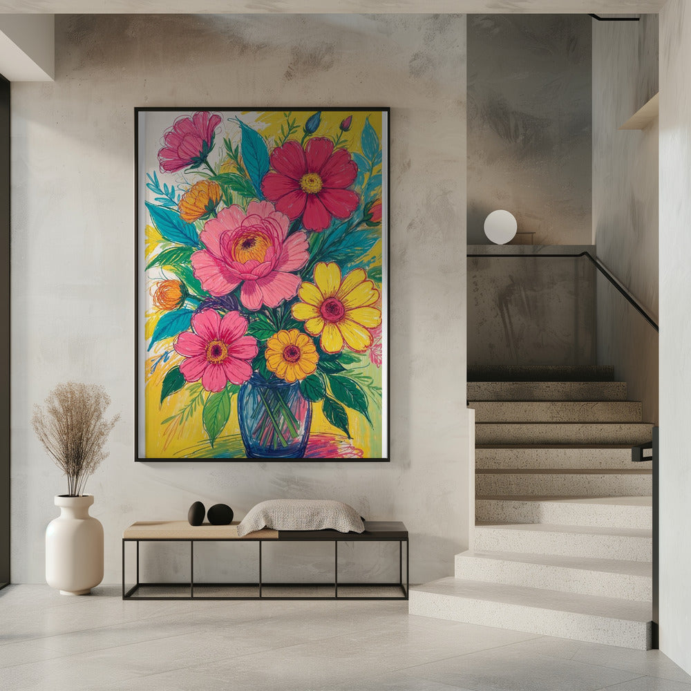 Bloeiende Bloemen | Poster