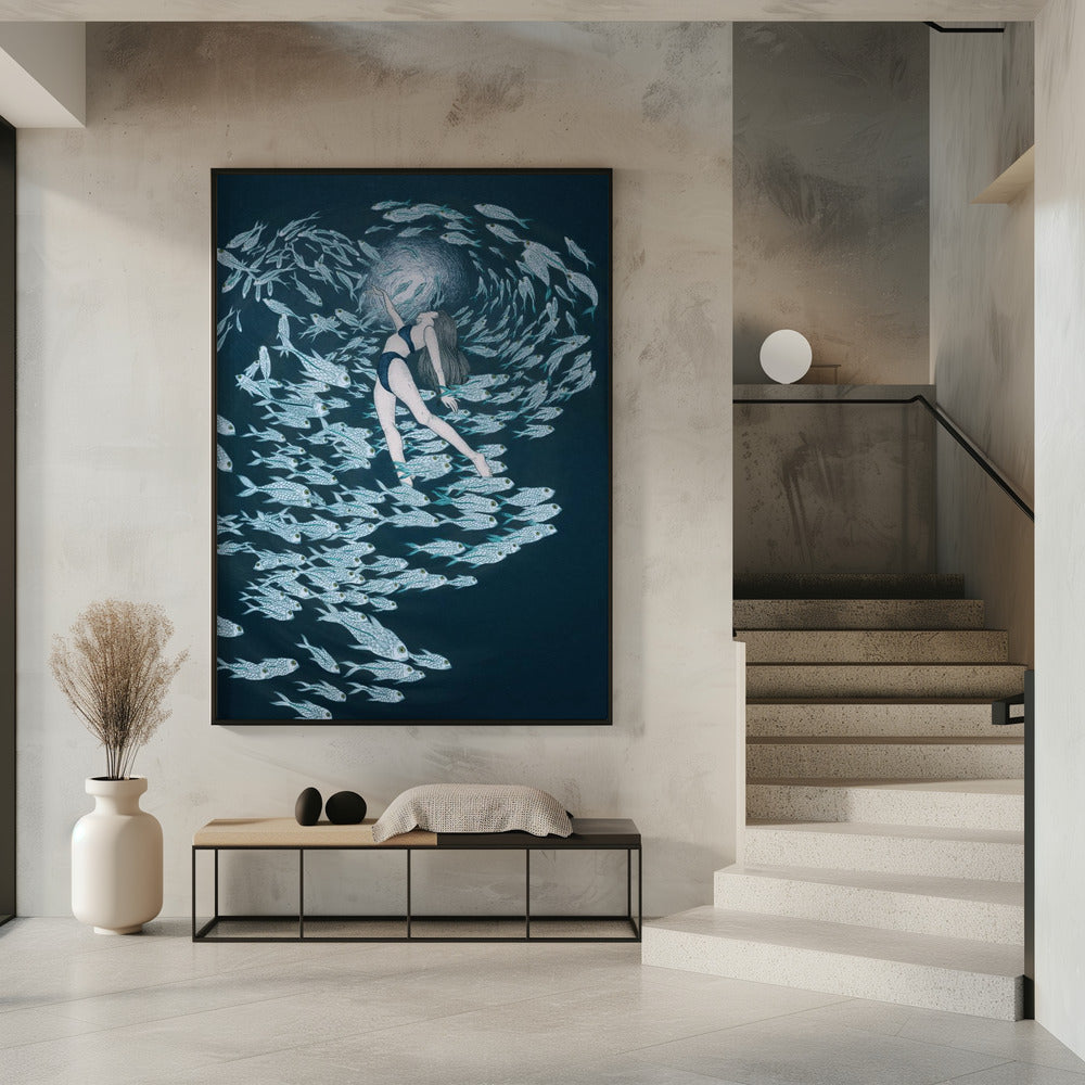 Even Fish Love the Sea Colour | Poster