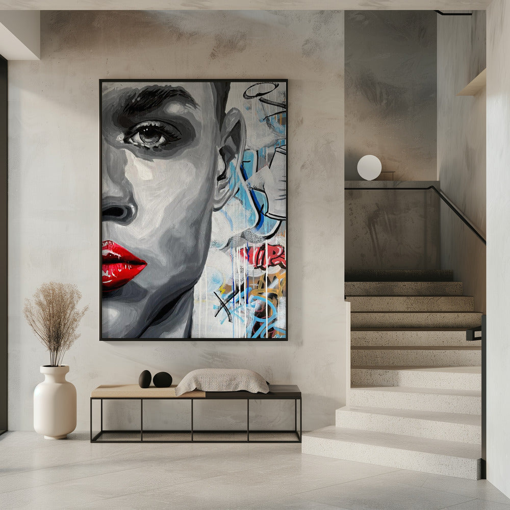 Levendige graffiti-blik | Poster