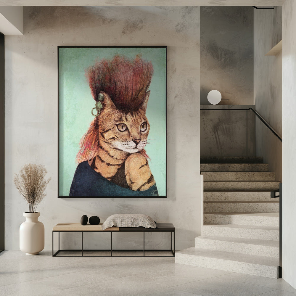 Stijlvolle Tabby Kat | Poster