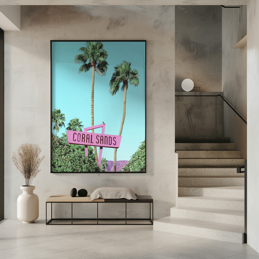 Retro paradijselijke vibes | Poster