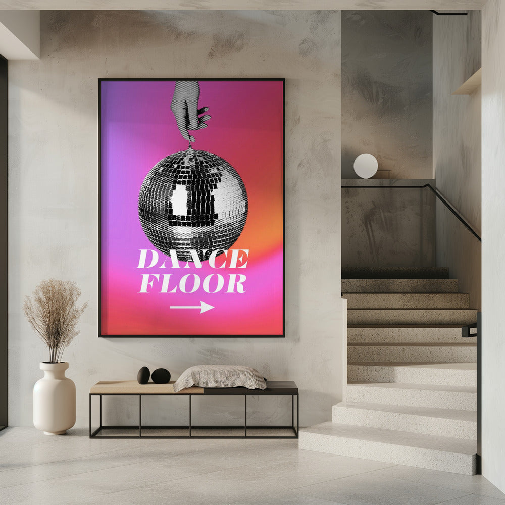 Monochrome discobal | Poster