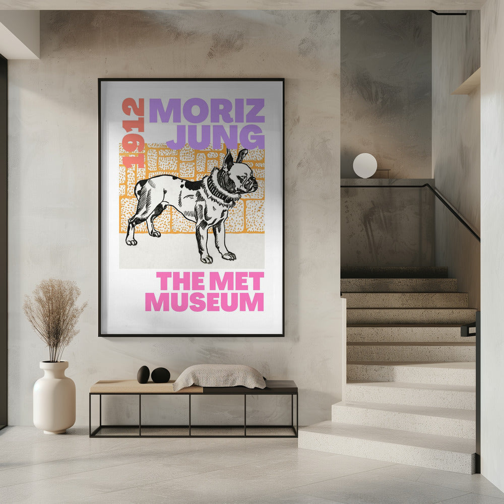 Schets van een bulldog | Poster