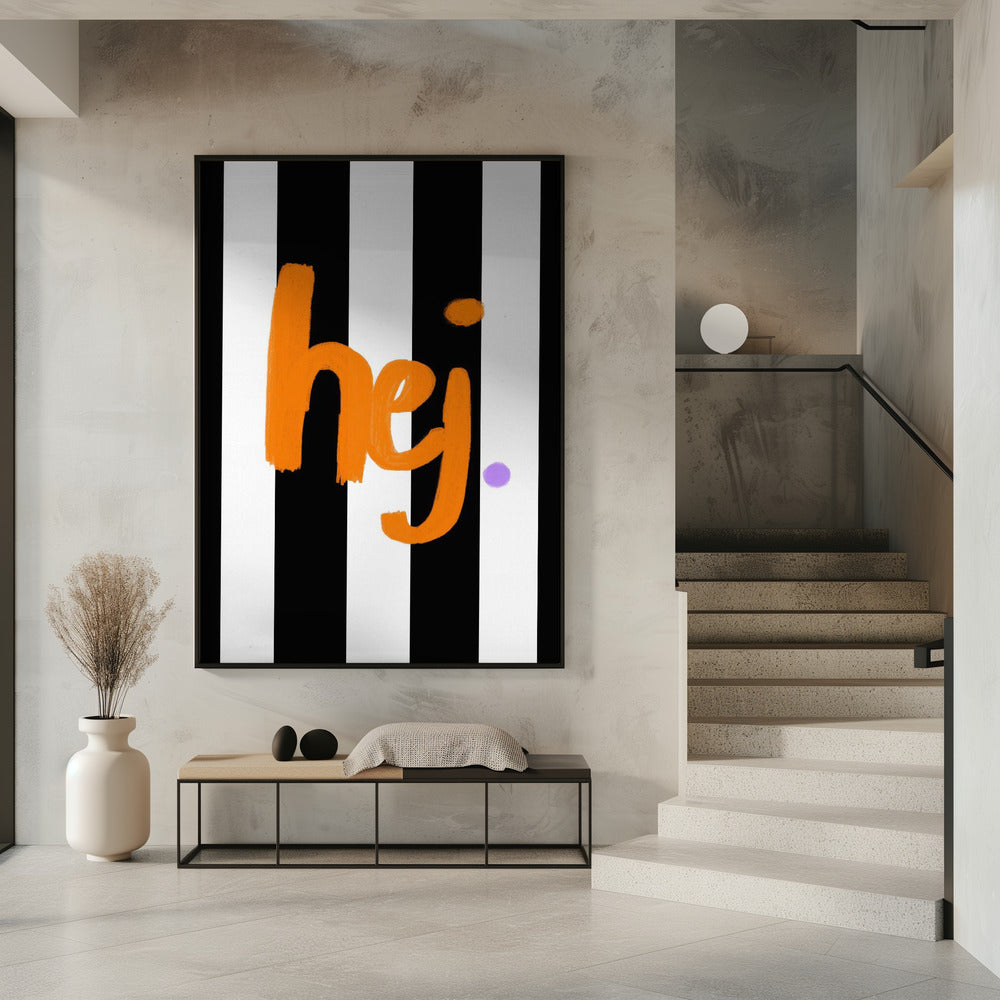 Gedurfde begroetingsstrepen | Poster