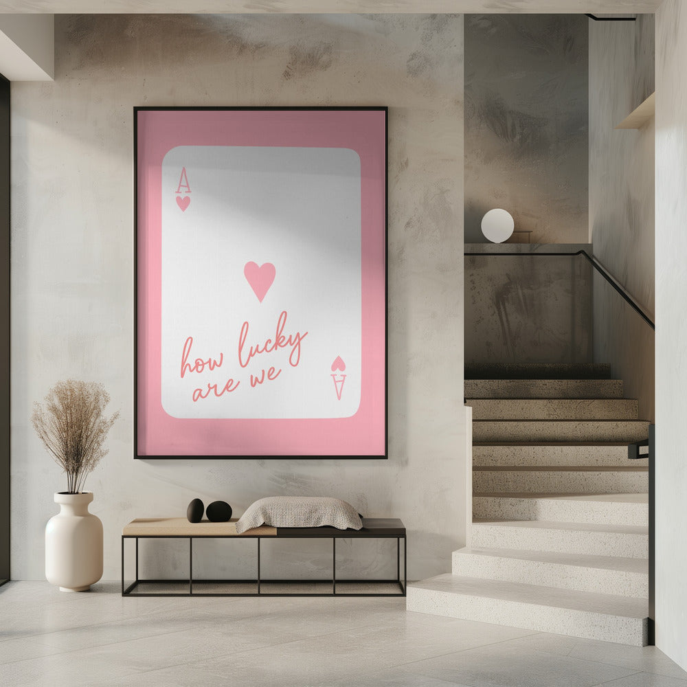 Wat hebben wij een geluk, Ace Pink | Poster