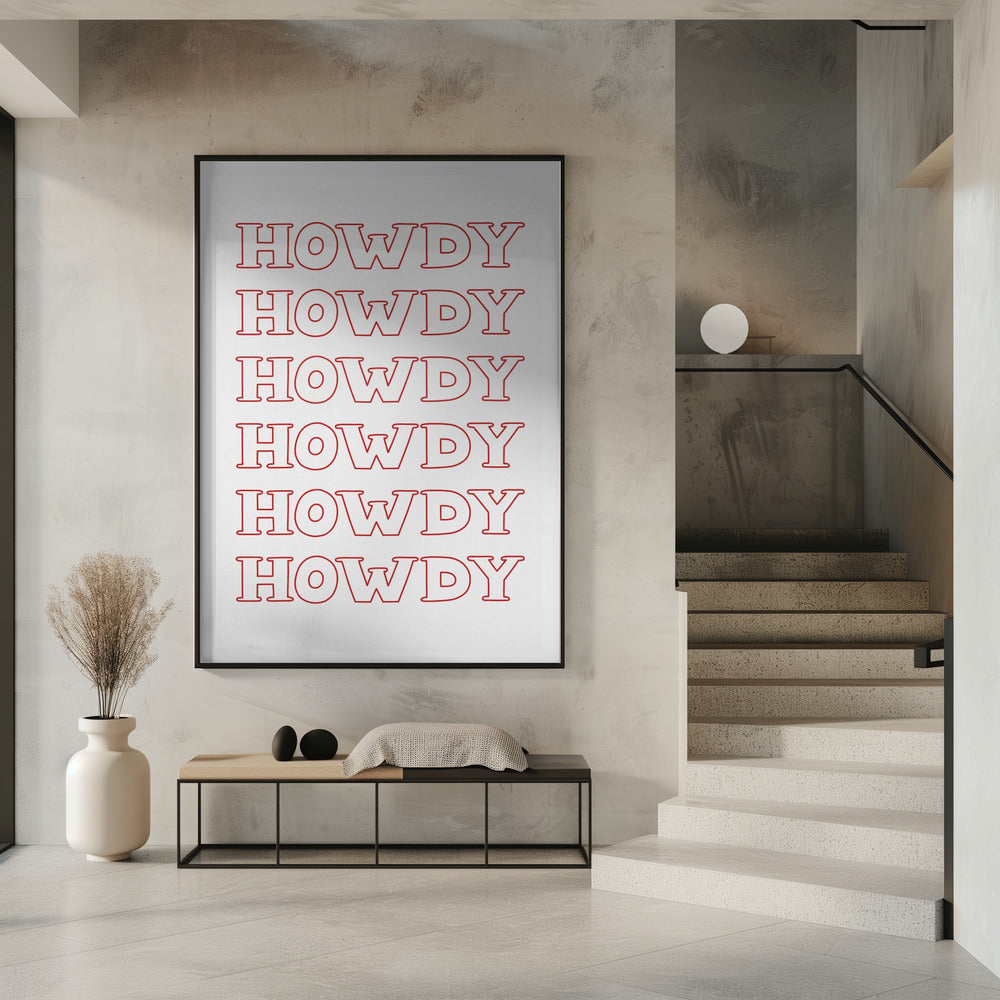 Rode Howdy | Poster
