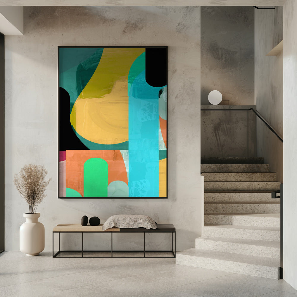 Retro Patroonspel | Poster