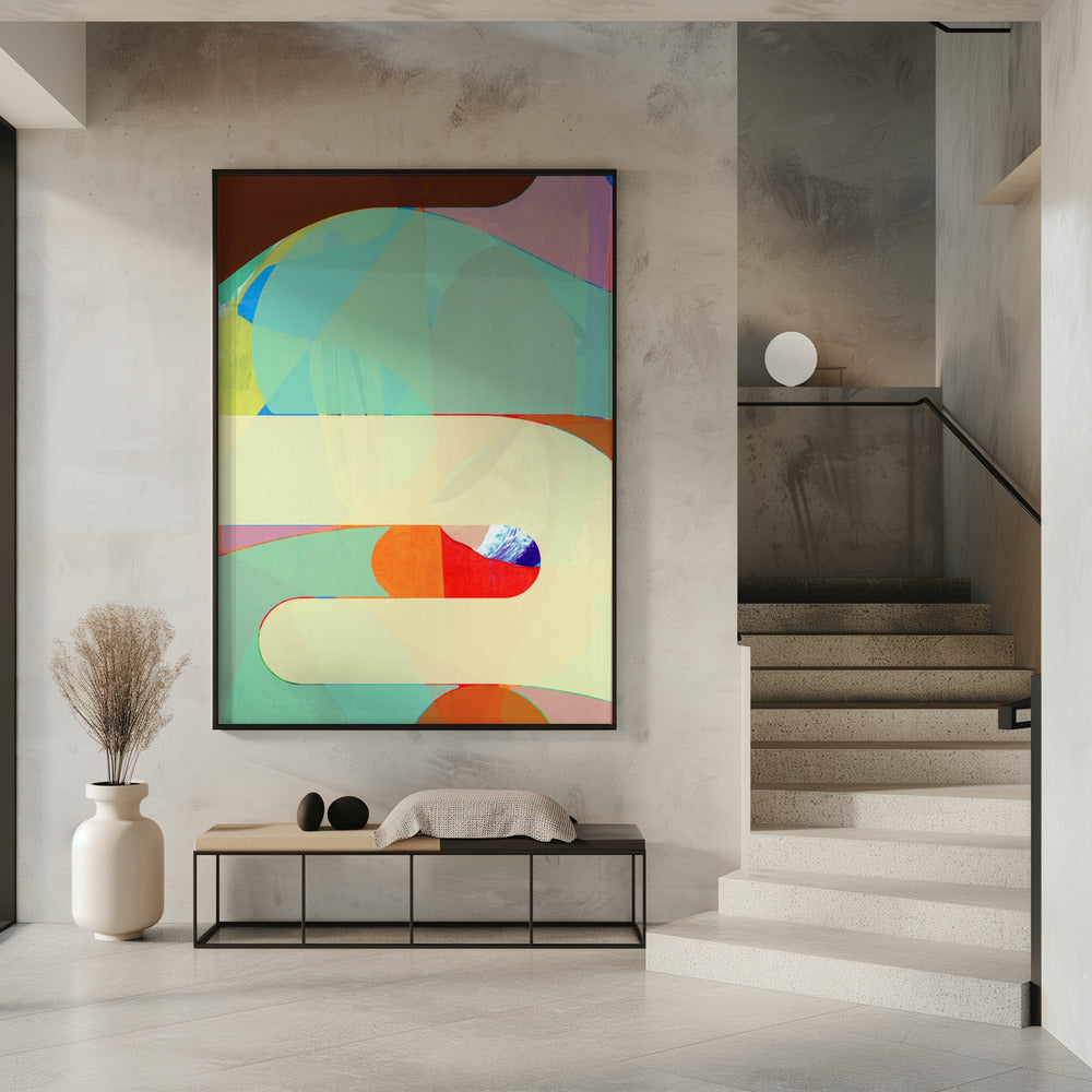 Kleurrijke geometrische vormen | Poster