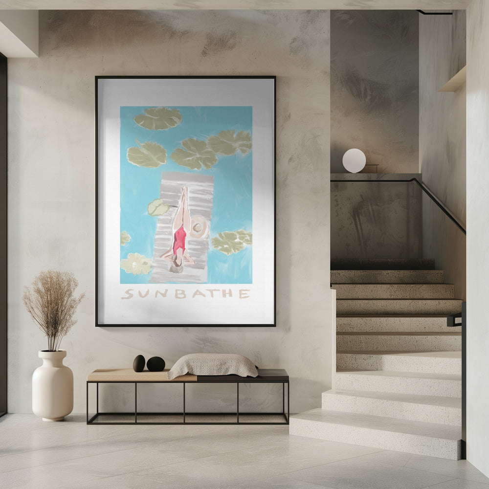 Sereniteit aan de kade | Poster