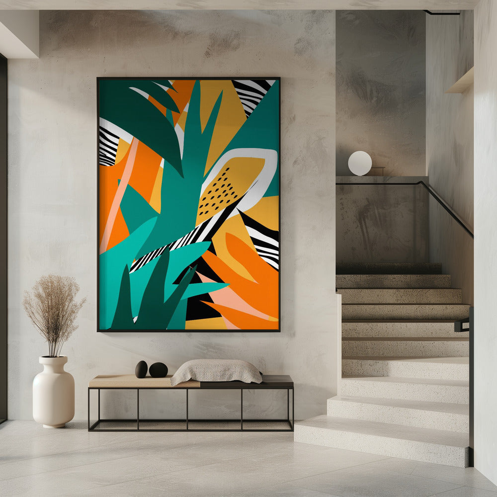 Jungle abstracte vorm | Poster