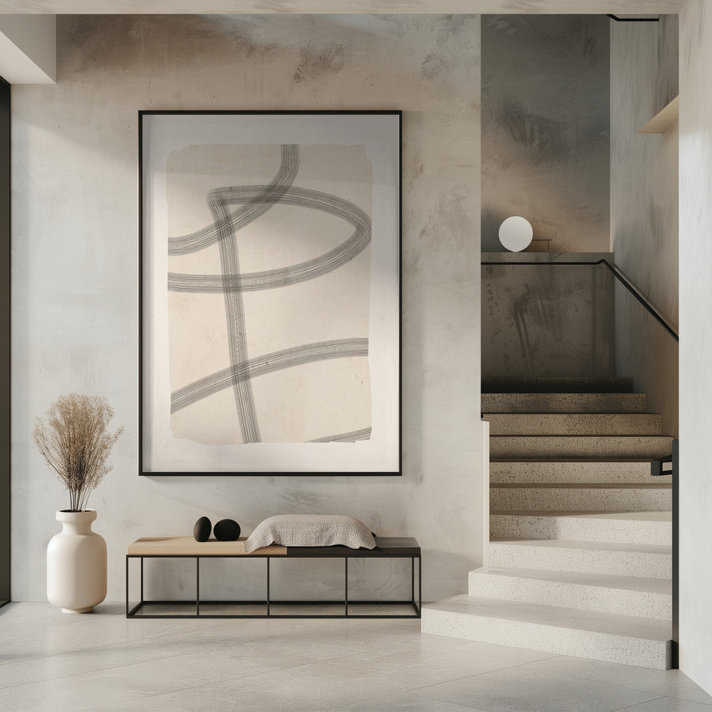 Minimale abstracte kunst | Poster