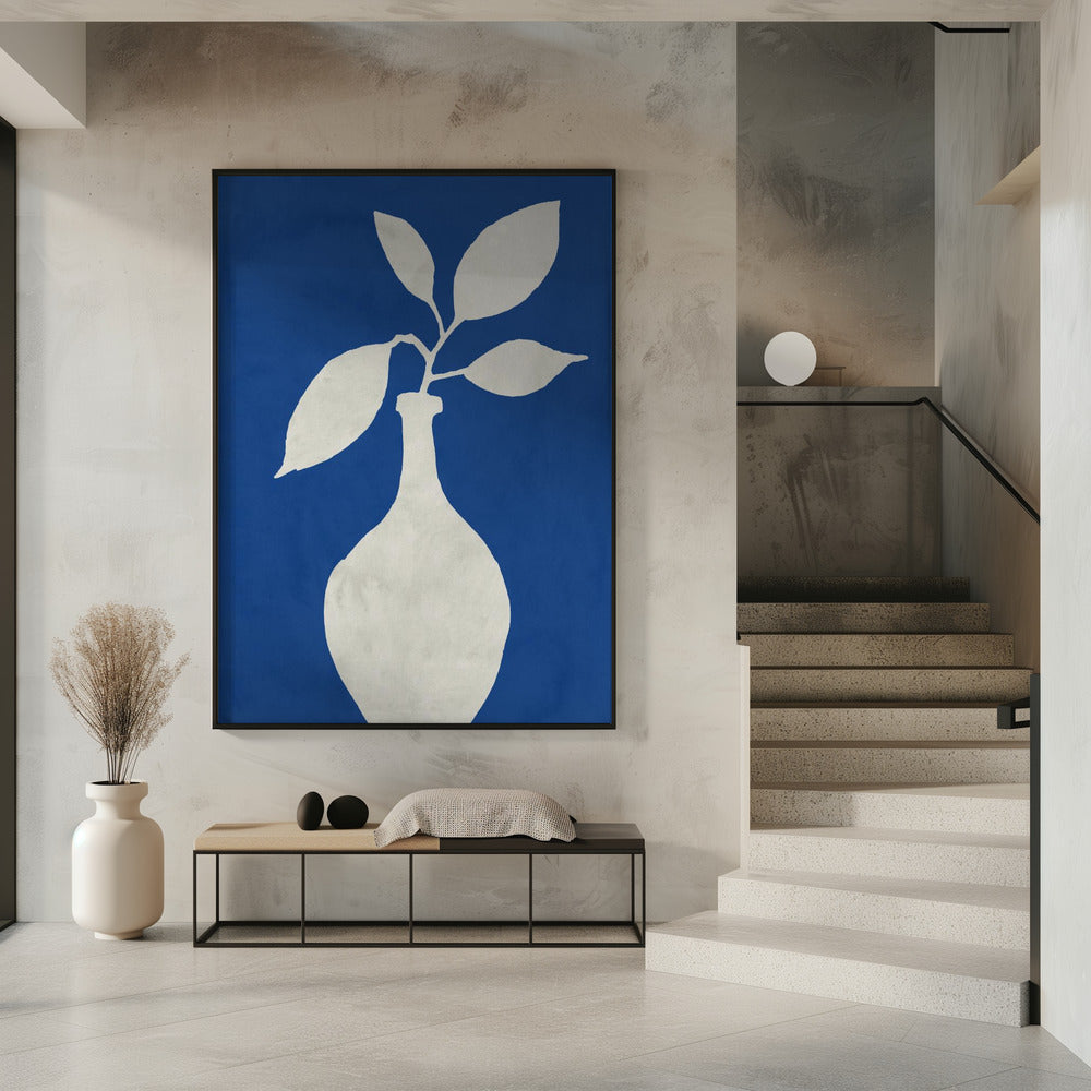White Vase Silhouette | Poster