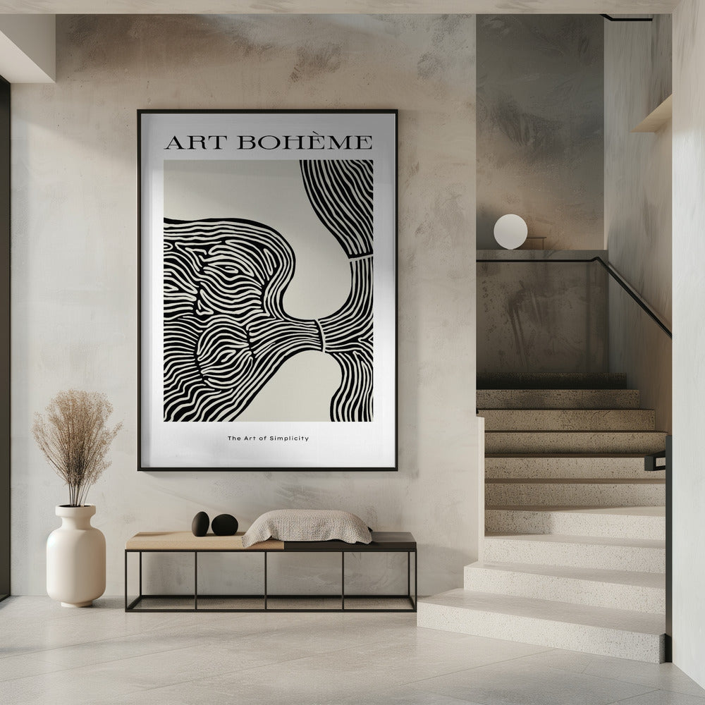 Vloeiende strepen | Poster