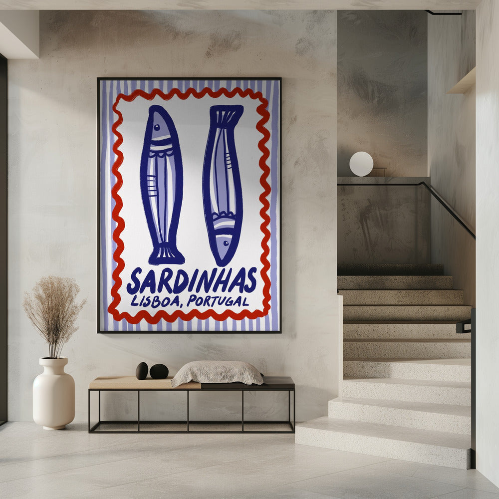 Lisbon Sardines Delight | Poster