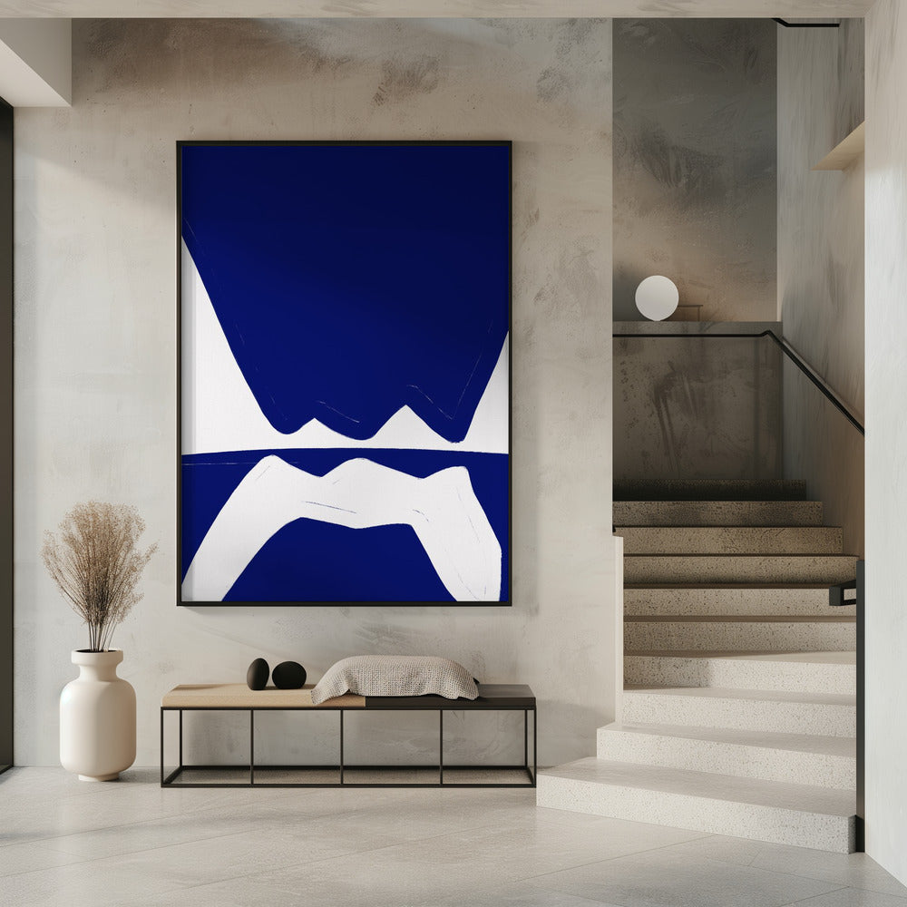 Blue Waves Harmony | Poster