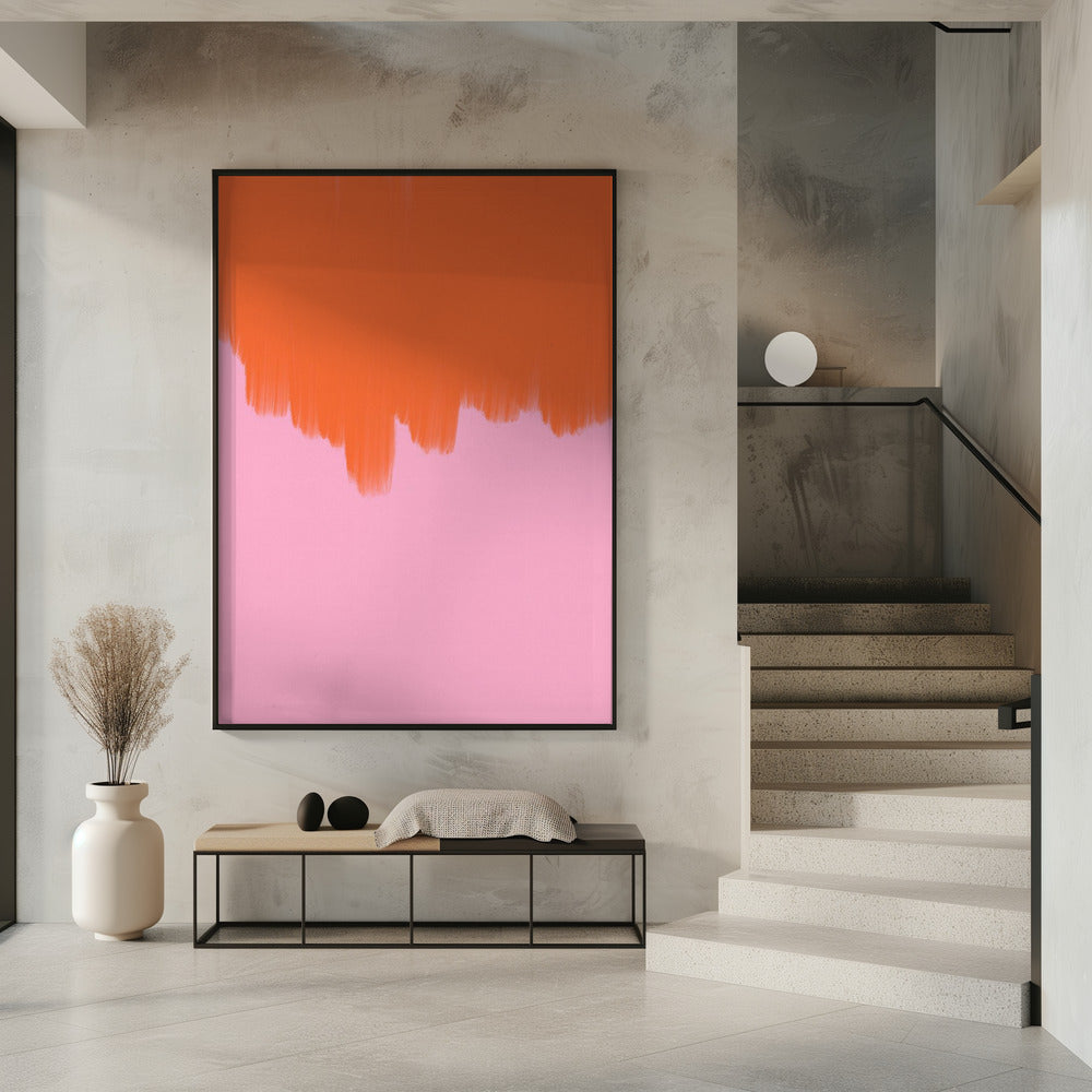 Orange Over Blossom | Poster