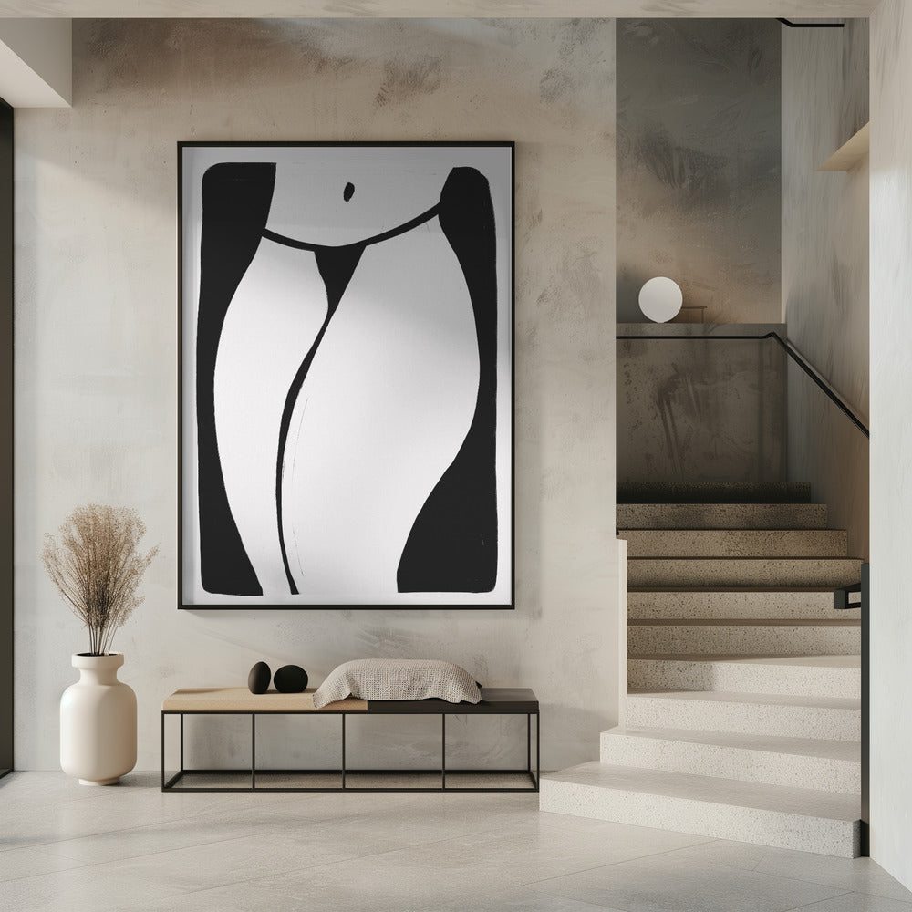 Curved Silhouette | Poster