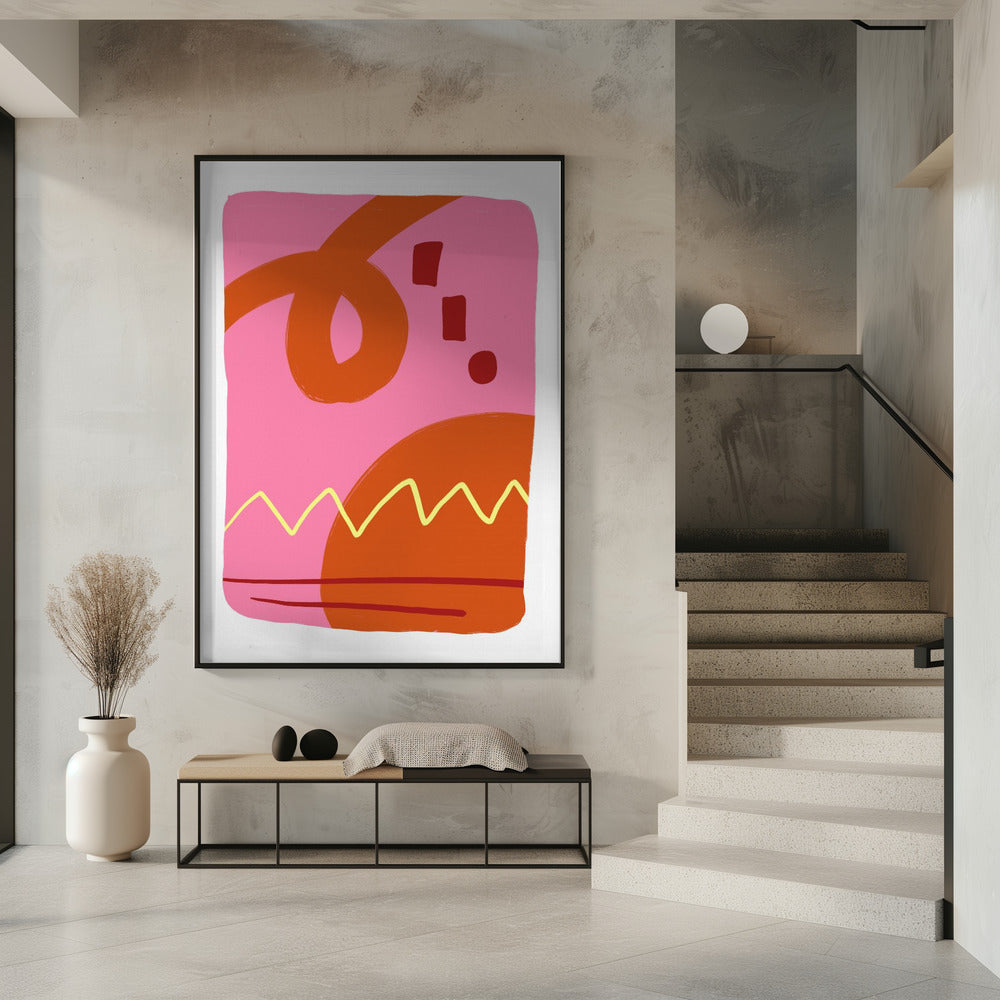 Gedurfde geometrische vormen | Poster