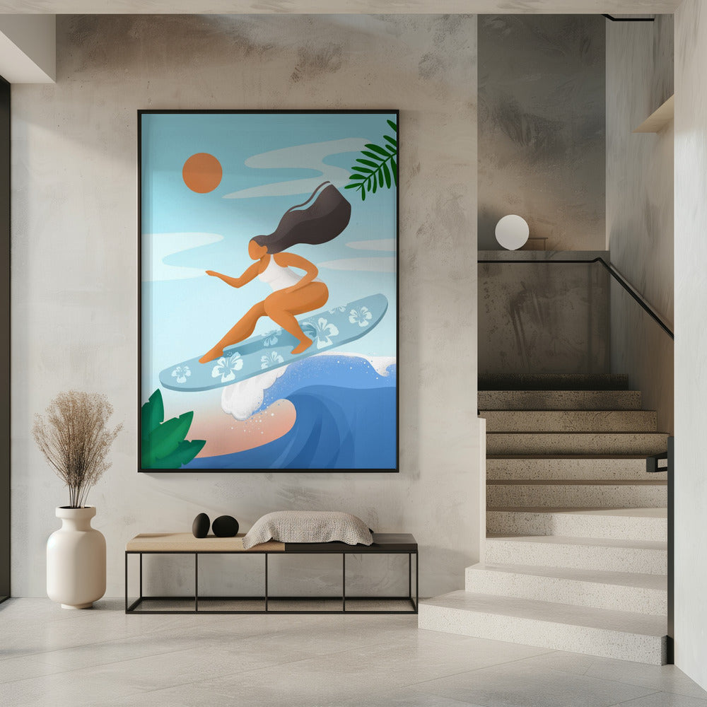 Surfing the Waves | Poster