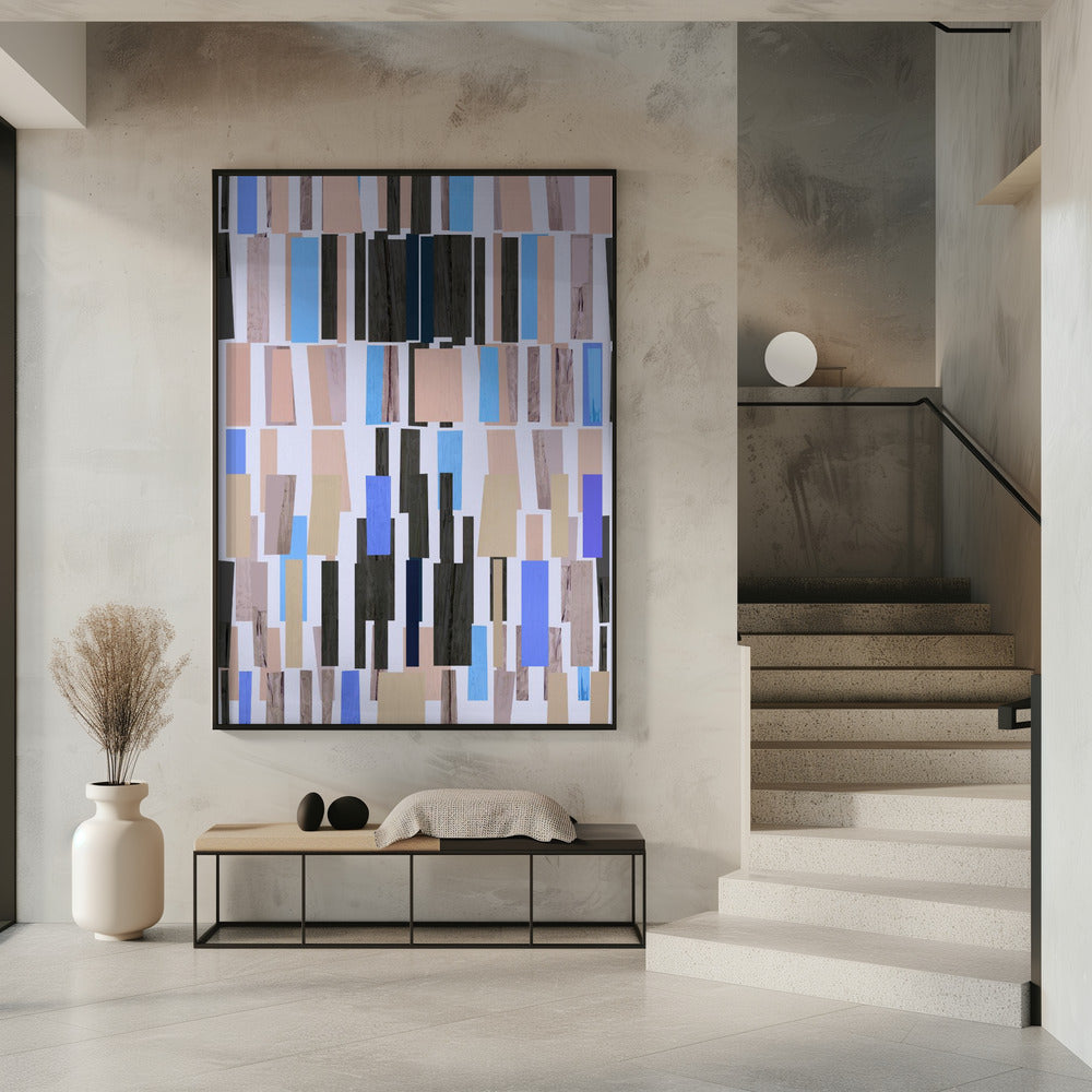 Kleurenblokcompositie | Poster