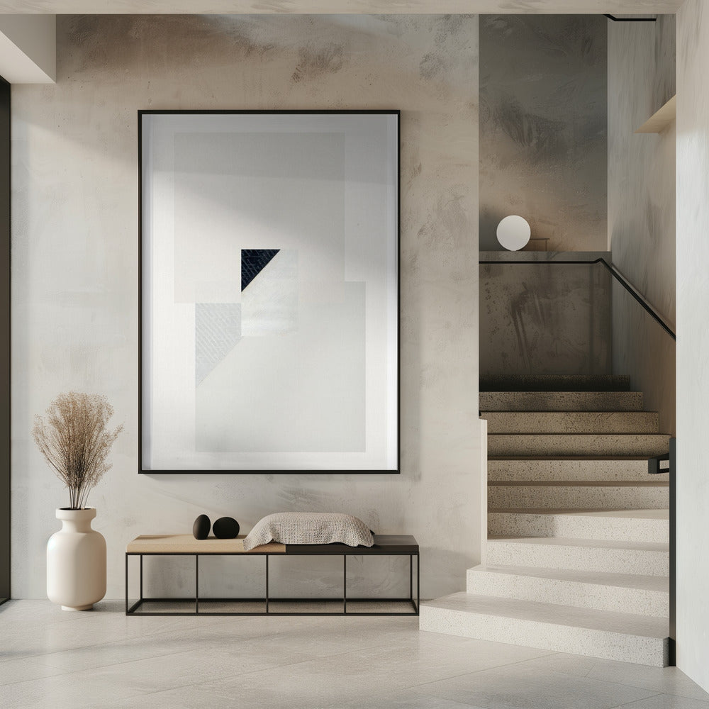 Minimalistisch kruispunt | Poster