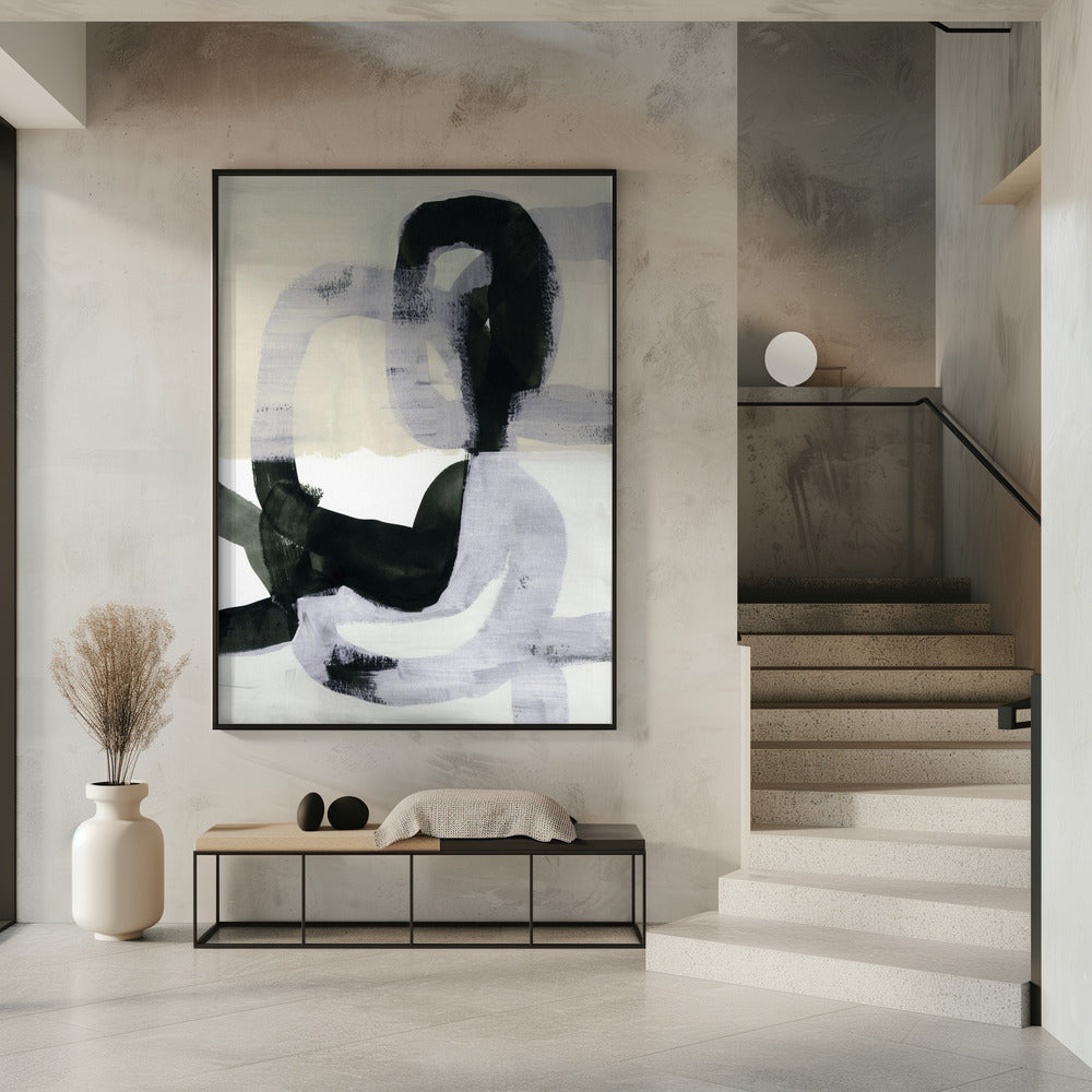Zwart-wit gebaren | Poster