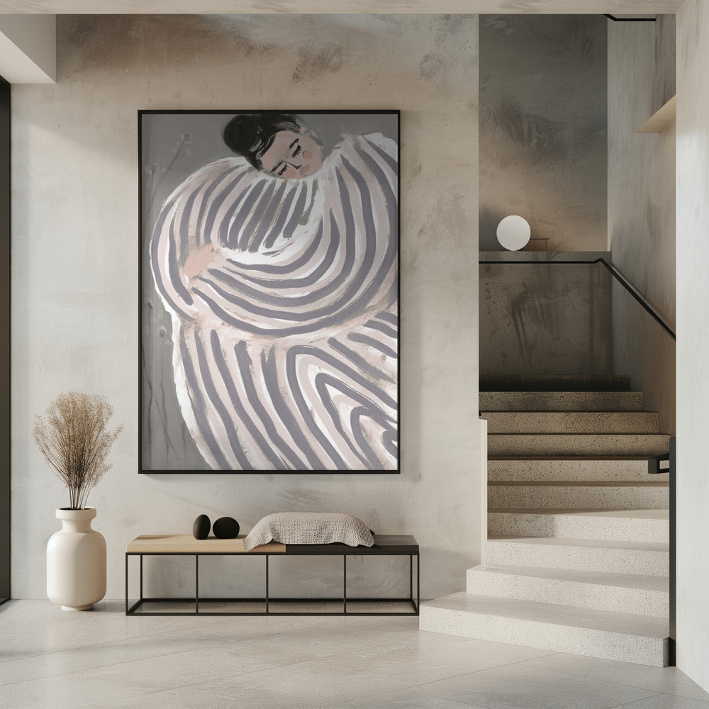 Striped Serenity | Poster