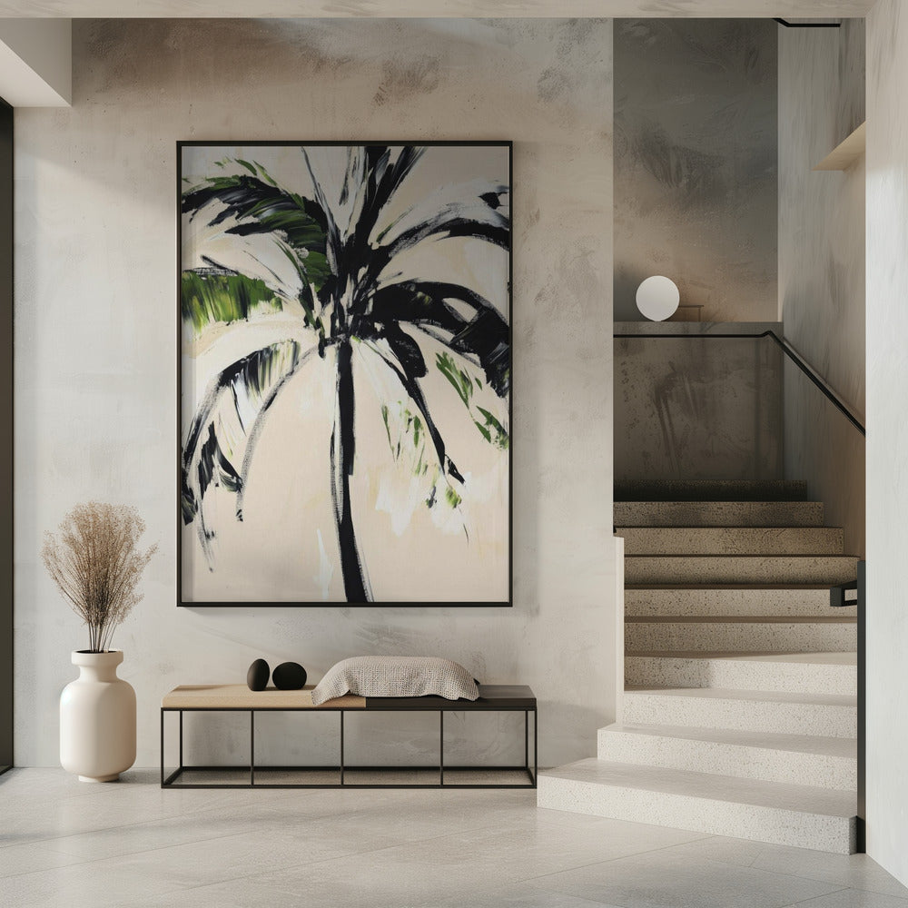 Abstracte palmboom | Poster