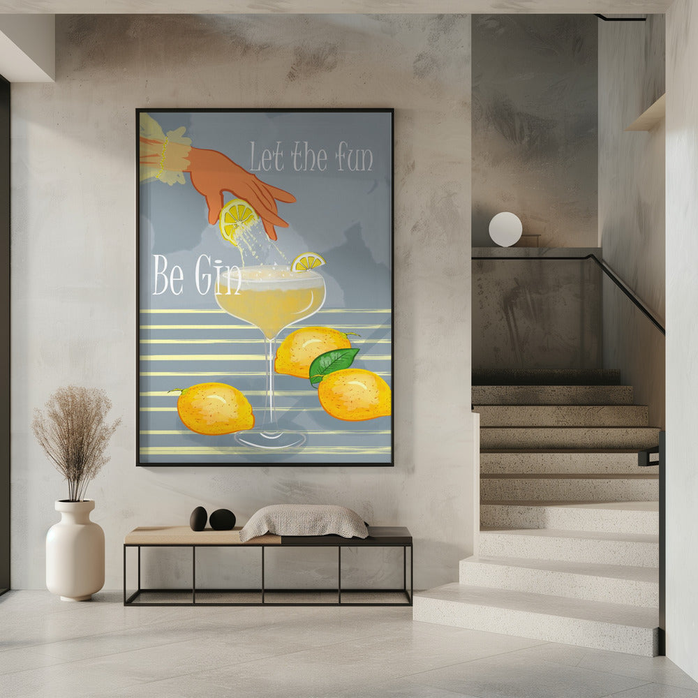 Laat de lol gin zijn | Poster