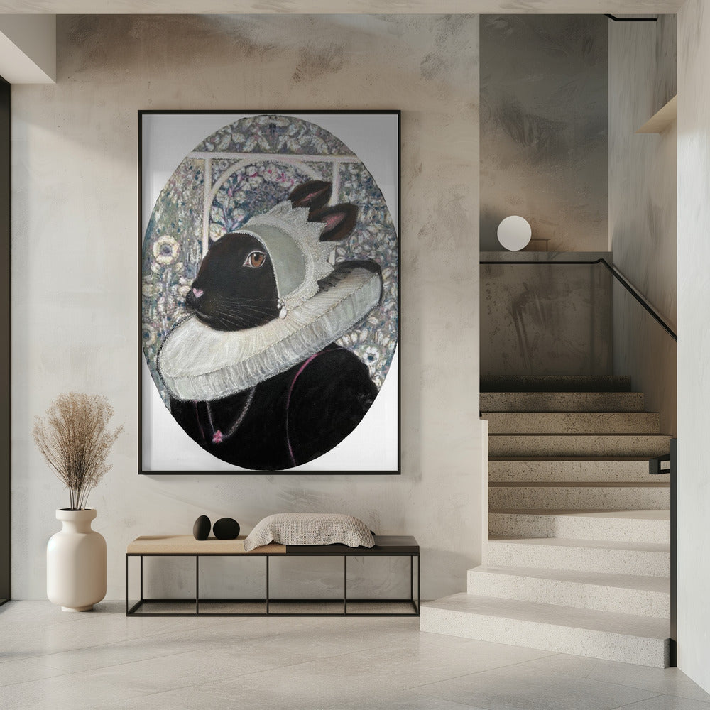 Koninklijk Konijnenportret | Poster