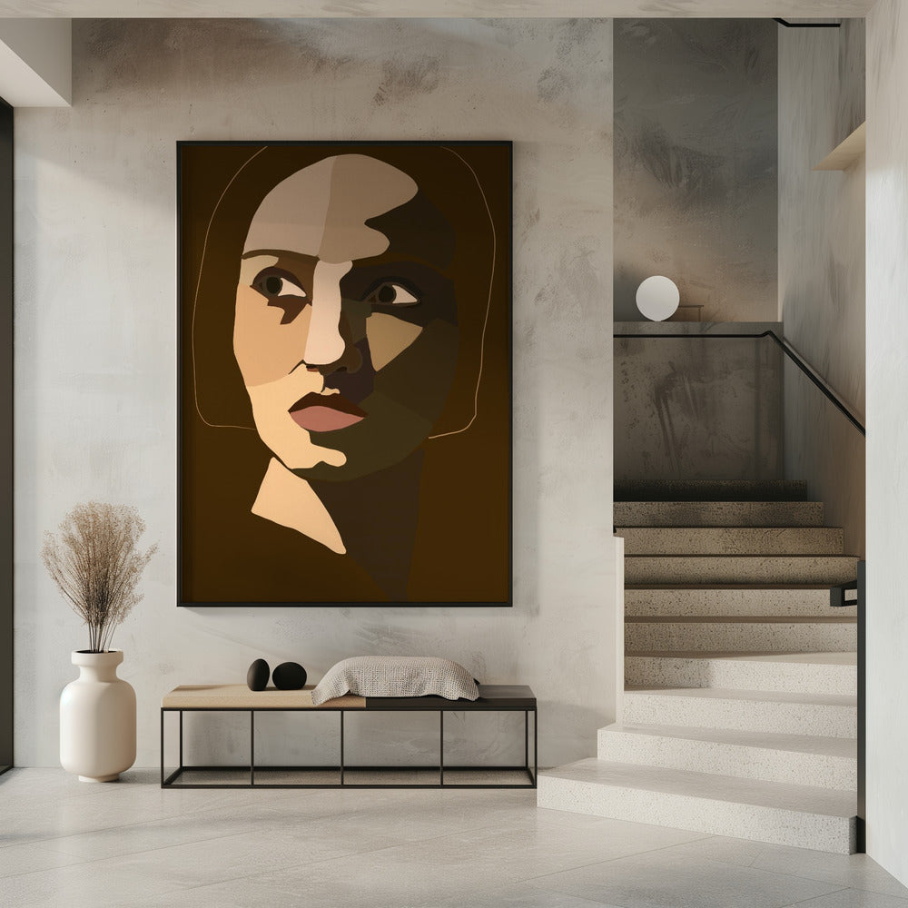 Portret van een vrouw | Poster