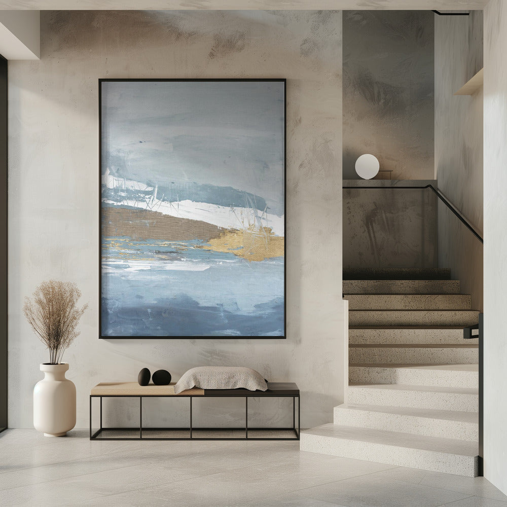 Gouden Mist Horizon | Poster