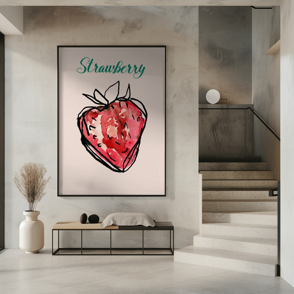 Aardbeiencharme | Poster