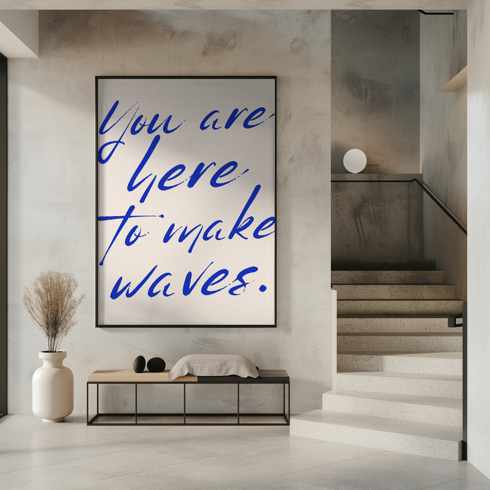 Inspirerende, motiverende quote | Poster