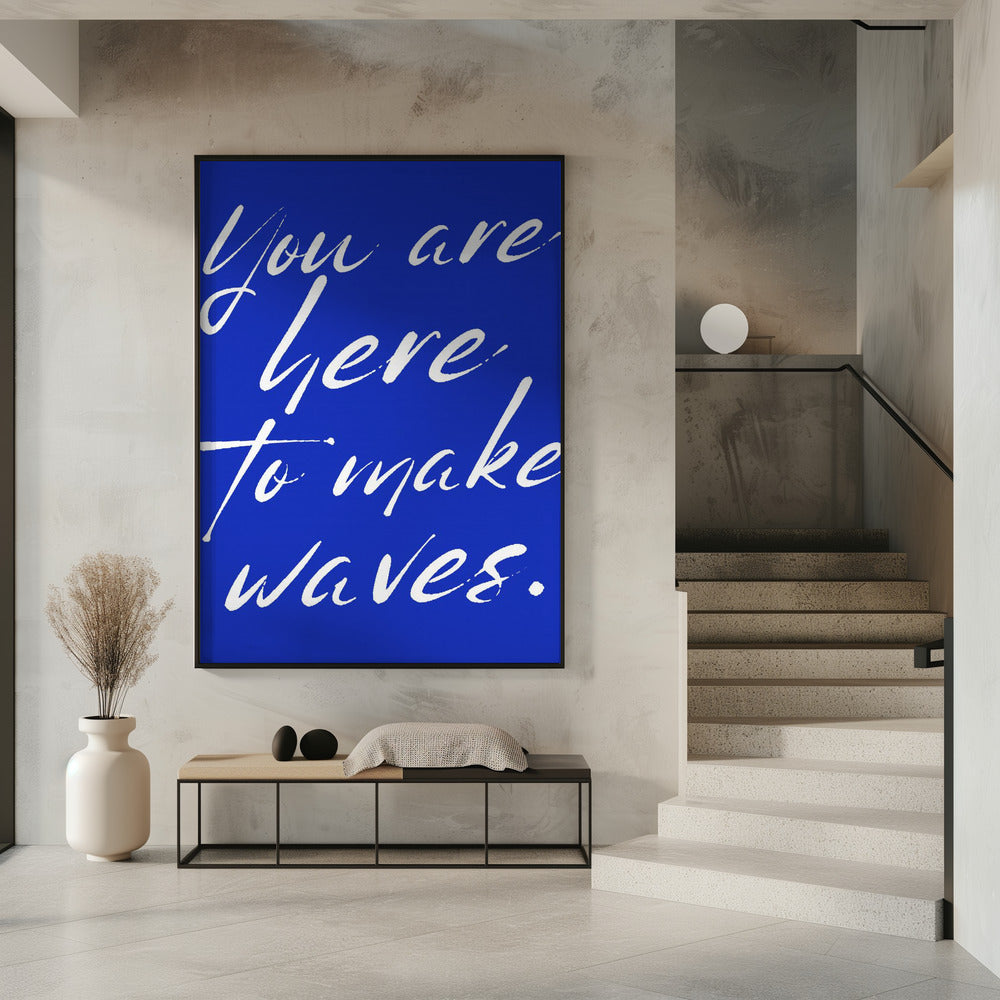 Inspirerende, motiverende quote | Poster