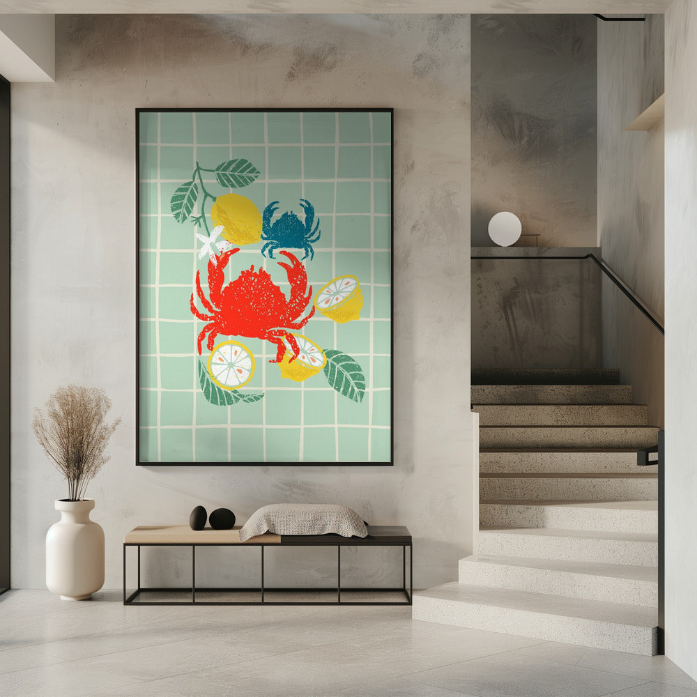 Dans van krab en citrus | Poster
